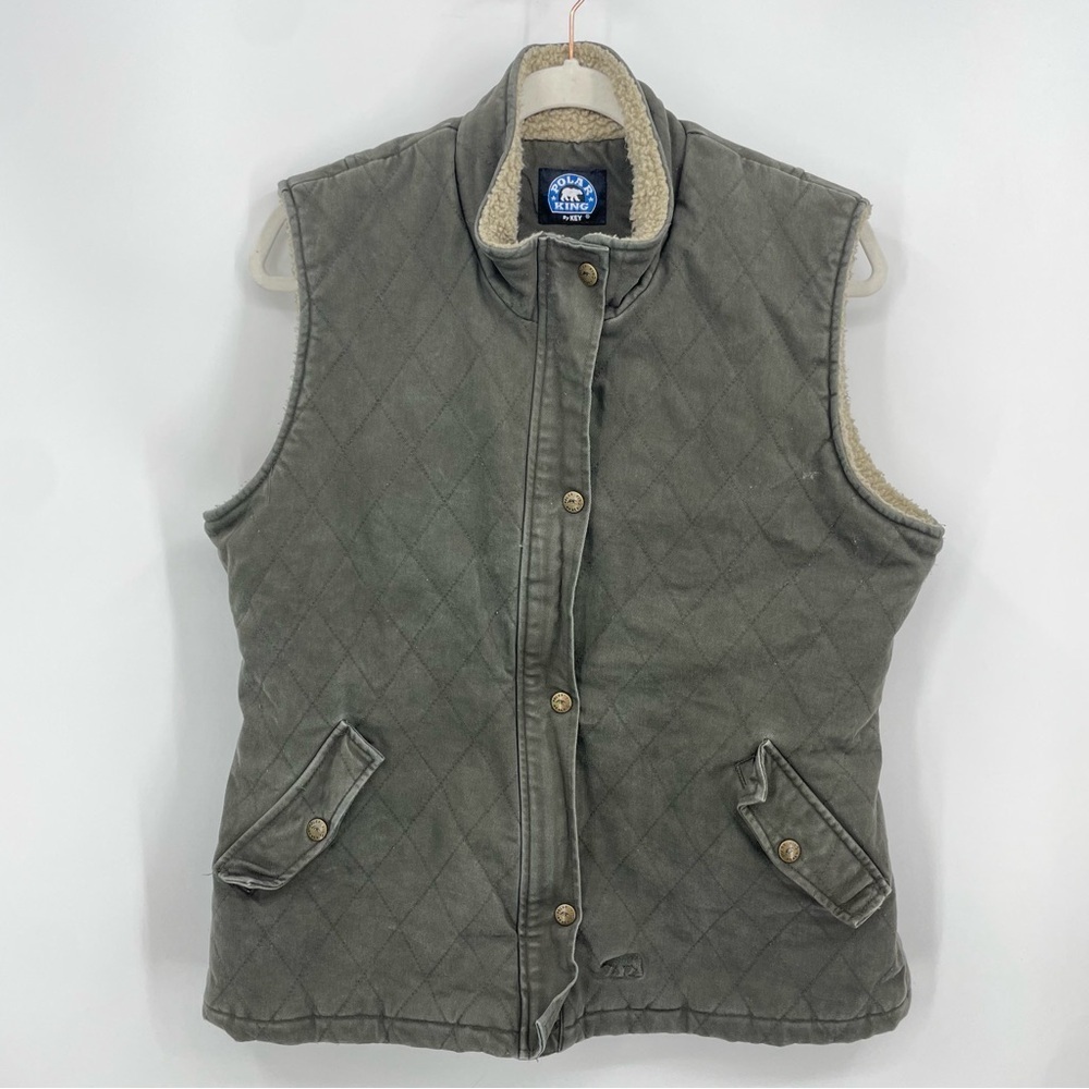 Polar king lined fleece sleeveless vest womens size XL